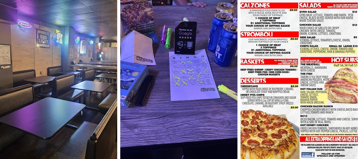 Harters 6th Street Pizza and Wings Menu